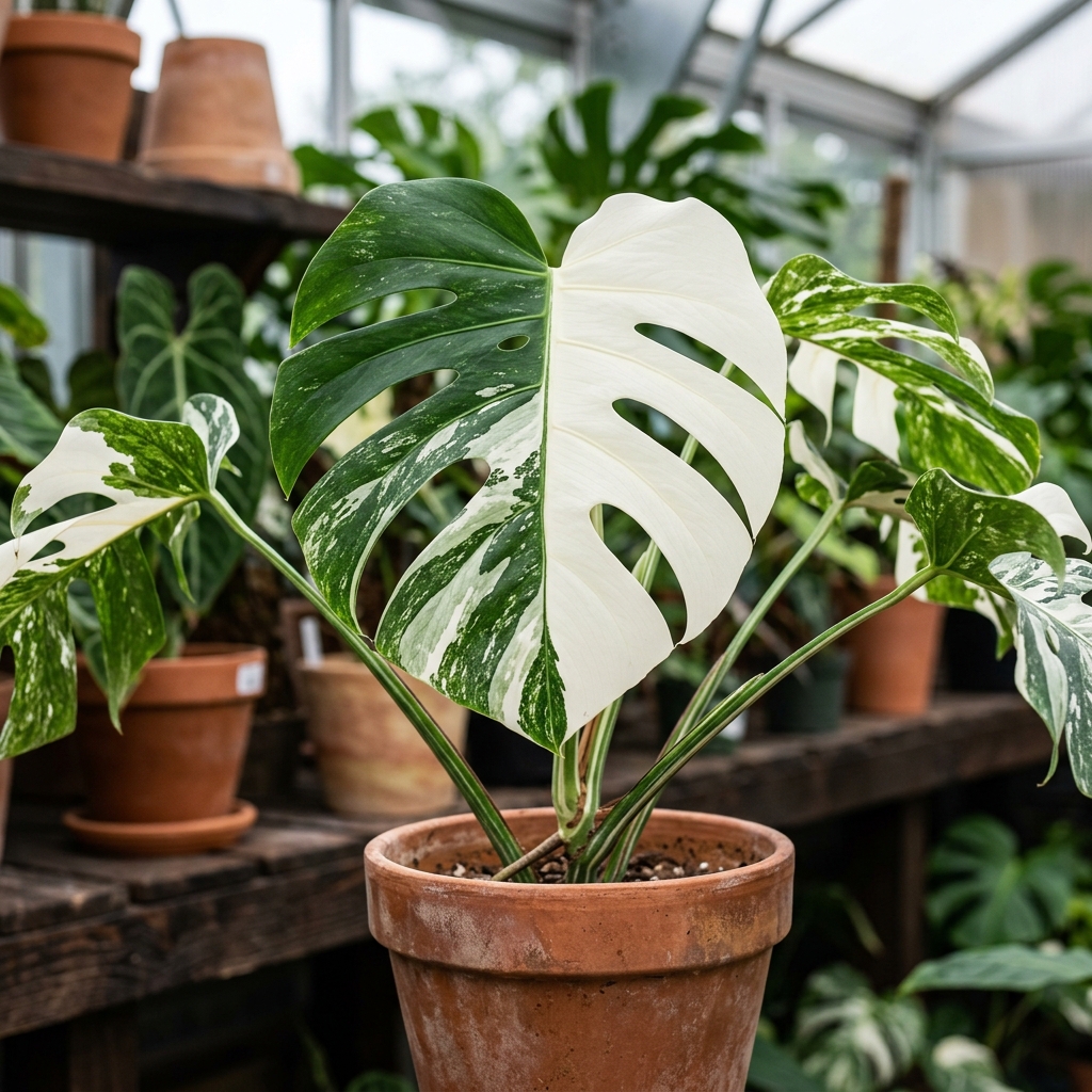 Monstera Albo Variegata